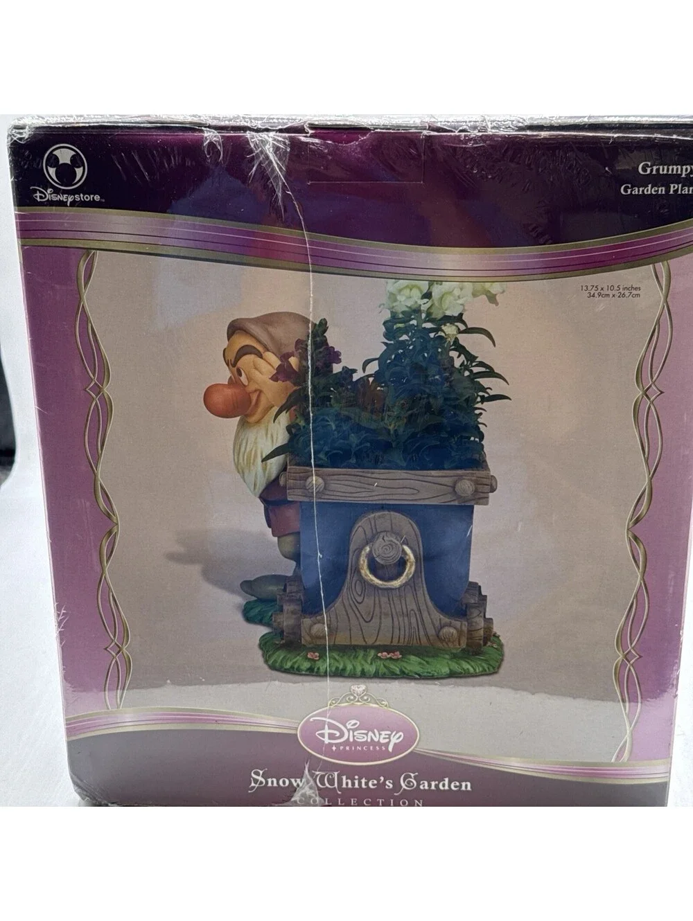 Snow Whites Garden Collection Grumpy Garden  Planter Sealed 2008 Disney Store